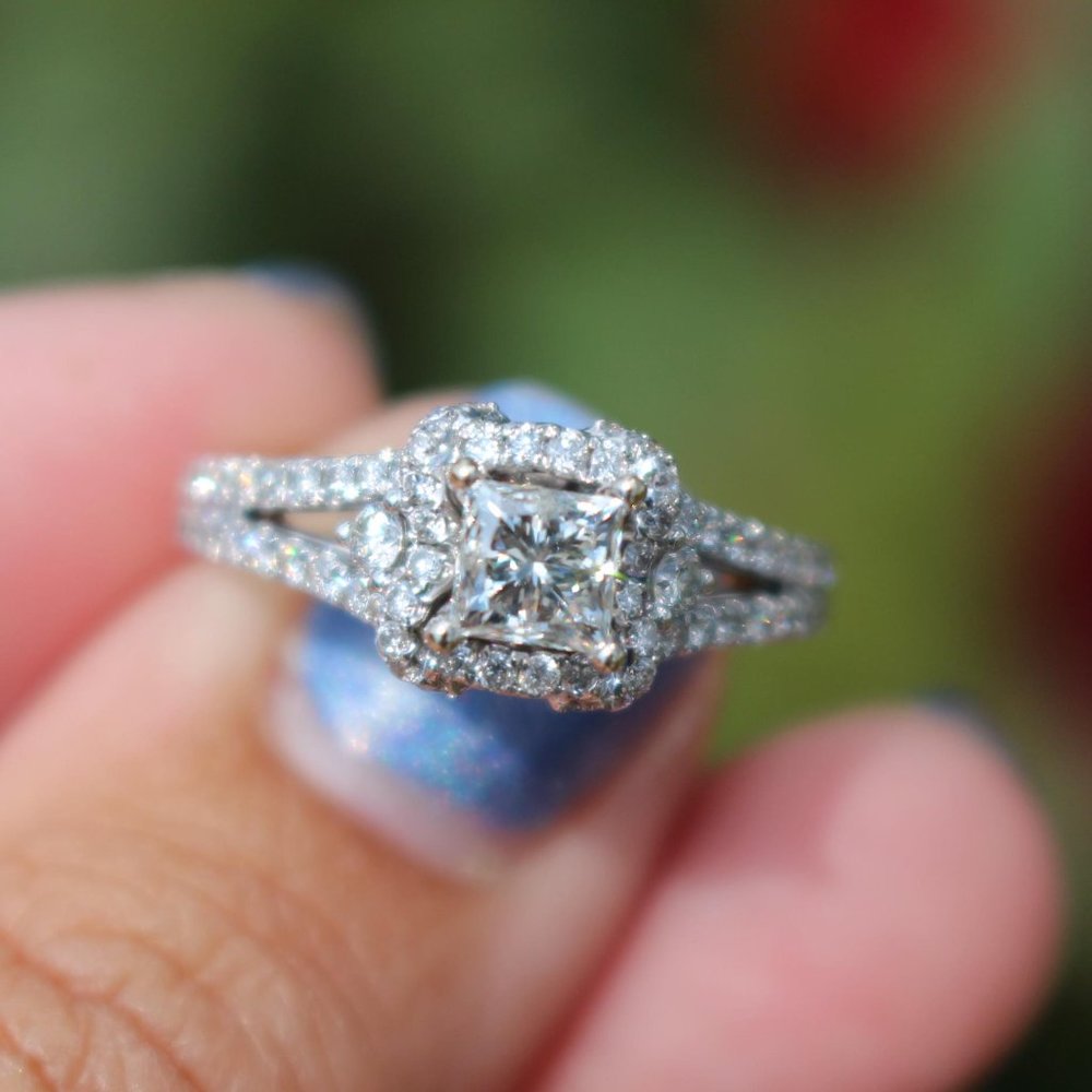Truly Zac Posen Diamond Engagement Ring